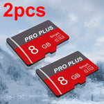 2 piezas Tarjeta de Memoria 8GB, 4GB, 2GB, 1GB Alta Velocidad Flash Micro SD Tarjeta 512MB, 256MB, 128MB, 64MB A1/C10/U3 para Tableta/Cámara/Teléfono Móvil/Portátil/PC/Audio del Coche/Consola de Juegos - ¡Almacena Tus Archivos con Seguridad!