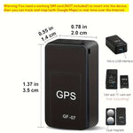Mini rastreador GPS - Ubicador de vehículos en tiempo real con GPS magnético, batería recargable de polímero de litio, operación remota de teléfono móvil, adecuado para vehículos, camiones, hogar y seguimiento de activos (ubicación gratuita por SMS, uso p