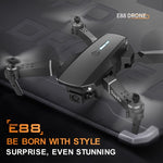 Drone E88 con cámara dual HD, batería única, regreso con una tecla, conexión WIFI, drone para fotografía aérea, altura de cuatro propulsores, control remoto, regalo de Navidad, Halloween y Acción de Gracias.