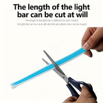 Luces de capó LED para coche, tira de decoración ambiental de 12V, no requiere batería, ajuste universal para camiones y pickups, instalación de cableado duro fácil, disponible en múltiples colores