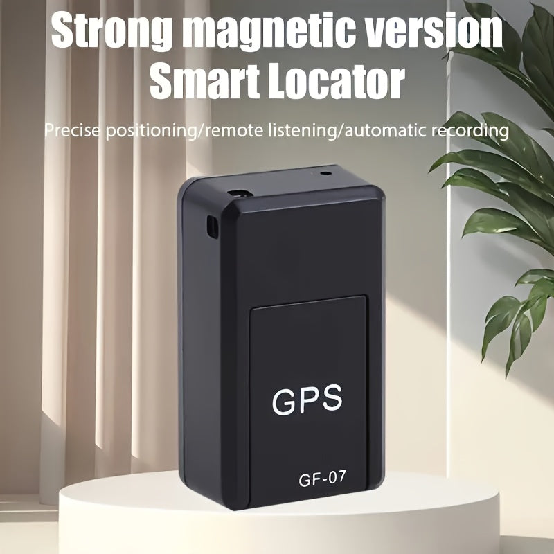 Mini rastreador GPS - Ubicador de vehículos en tiempo real con GPS magnético, batería recargable de polímero de litio, operación remota de teléfono móvil, adecuado para vehículos, camiones, hogar y seguimiento de activos (ubicación gratuita por SMS, uso p