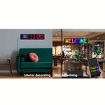 Pantalla de luz suave de píxeles LED inteligente, pantalla LED programable Luz nocturna inteligente, control por aplicación, animación de patrones de texto DIY, puede ser montada en la pared o usarse sobre el escritorio, es decoración para el hogar, creac