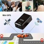 Mini rastreador GPS - Ubicador de vehículos en tiempo real con GPS magnético, batería recargable de polímero de litio, operación remota de teléfono móvil, adecuado para vehículos, camiones, hogar y seguimiento de activos (ubicación gratuita por SMS, uso p