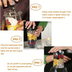 Nutri Ninja Auto iQ Serie 900W/1000W Modo y Taza de Reemplazo de Cuchilla de Blender Duo 2, 24oz