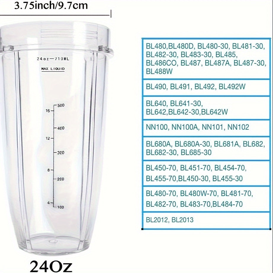 Nutri Ninja Auto iQ Serie 900W/1000W Modo y Taza de Reemplazo de Cuchilla de Blender Duo 2, 24oz