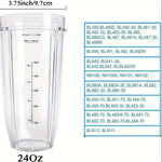 Nutri Ninja Auto iQ Serie 900W/1000W Modo y Taza de Reemplazo de Cuchilla de Blender Duo 2, 24oz