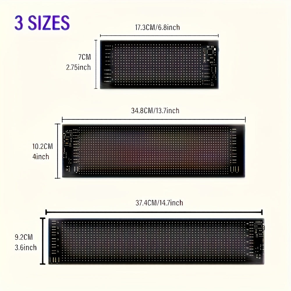 Pantalla de luz suave de píxeles LED inteligente, pantalla LED programable Luz nocturna inteligente, control por aplicación, animación de patrones de texto DIY, puede ser montada en la pared o usarse sobre el escritorio, es decoración para el hogar, creac