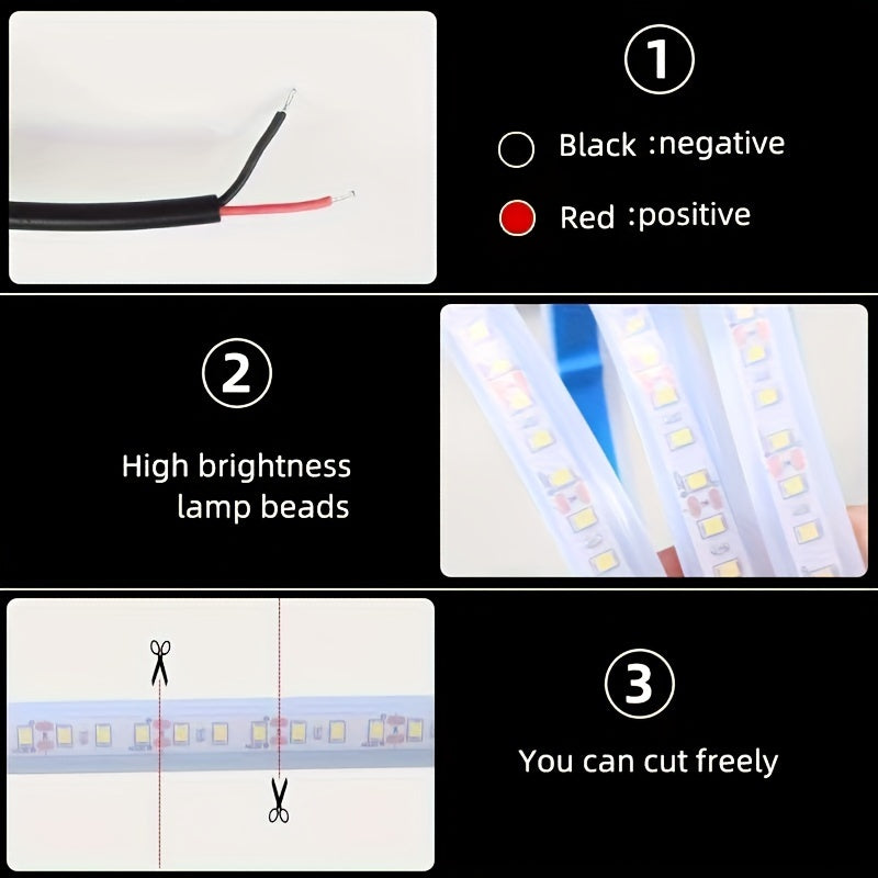 Luces de capó LED para coche, tira de decoración ambiental de 12V, no requiere batería, ajuste universal para camiones y pickups, instalación de cableado duro fácil, disponible en múltiples colores