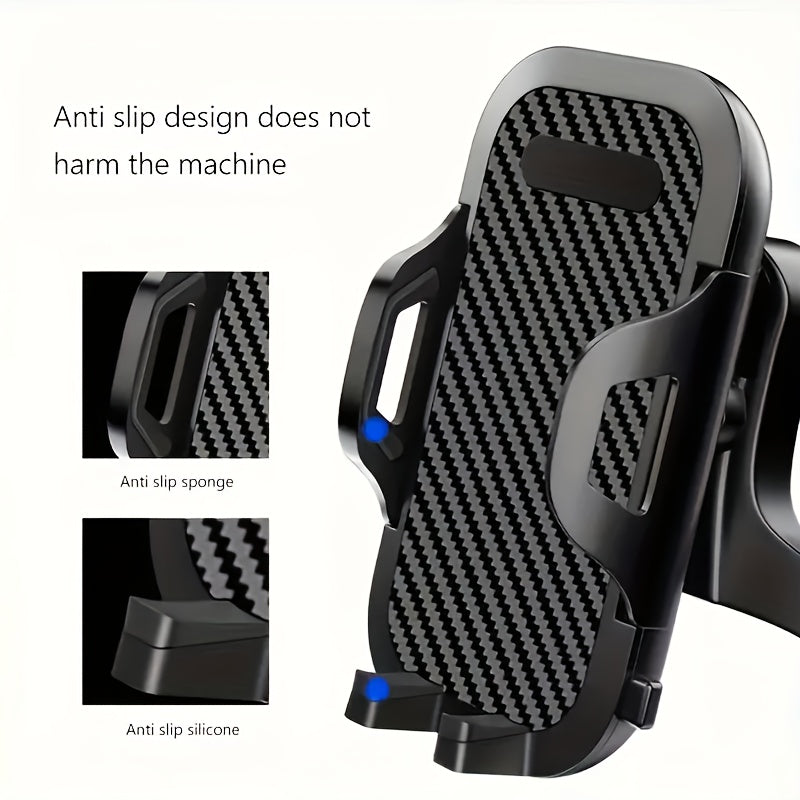 Soporte para Teléfono de Coche con Ventosa de 36.29KG de Alta Resistencia - Ajustable, Impermeable para Tablero y Rejilla de Aire con Rotación de 360°, Brazo Telescópico para una Visualización Óptima, Compatibilidad