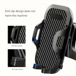 Soporte para Teléfono de Coche con Ventosa de 36.29KG de Alta Resistencia - Ajustable, Impermeable para Tablero y Rejilla de Aire con Rotación de 360°, Brazo Telescópico para una Visualización Óptima, Compatibilidad