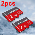 2 piezas Tarjeta de Memoria 8GB, 4GB, 2GB, 1GB Alta Velocidad Flash Micro SD Tarjeta 512MB, 256MB, 128MB, 64MB A1/C10/U3 para Tableta/Cámara/Teléfono Móvil/Portátil/PC/Audio del Coche/Consola de Juegos - ¡Almacena Tus Archivos con Seguridad!