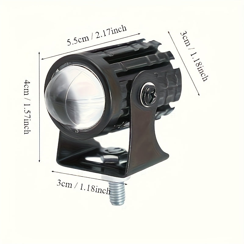 Luces LED para Motos y Camiones - Bicolor, Mini Luces de Conducción, 500-800 Lúmenes, Con Cableado, Se Ajustan a la Mayoría de los Modelos