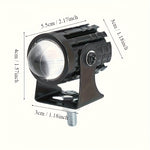 Luces LED para Motos y Camiones - Bicolor, Mini Luces de Conducción, 500-800 Lúmenes, Con Cableado, Se Ajustan a la Mayoría de los Modelos